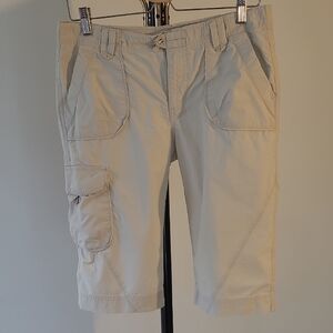 Beige Cargo Shorts
